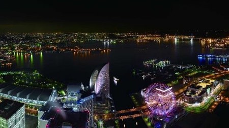 関東の夜景を見下ろす「スカイビアガーデン」--横浜ランドマークタワーの展望フロアで
