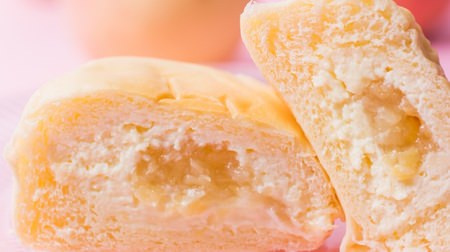 八天堂「とろけるくりーむパン」に“岡山産ブランド桃”を使った新作「清水白桃」--地域限定で！