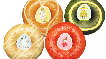 [Moomin] 4 kinds of "Moomin donuts" with cute picks, for donut plants