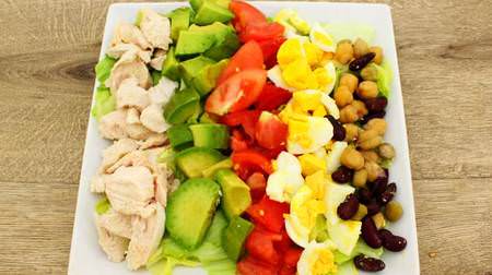 [Sunday laboratory] Mainly on the dining table! Colorful Cobb Salad-Introducing 3 ways to serve