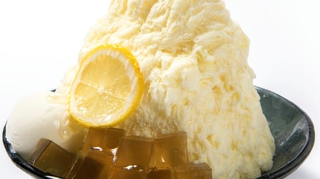 台湾かき氷のアイスモンスターに秋限定「ハニーミルクかき氷」--ヨーグルトアイスとレモンスライスでさっぱり！