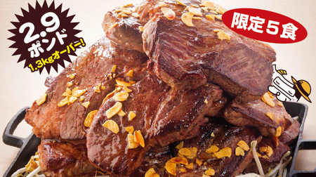 Can you eat up !? Approximately 1.3 kg of steak--Amataro's specialty menu is "Meat Day" limited volume up