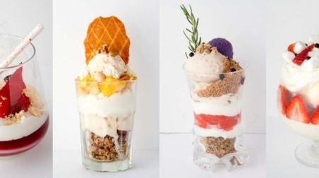 The first "Christmas Parfait Grand Prix" at Omotesando Hills--a lot of photogenic parfaits