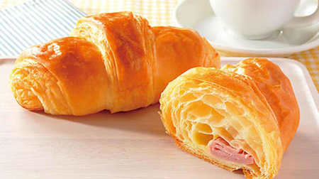 Add ham and cheese to the popular "salt butter bread"! "Salt butter bread ham & cheese" to Lawson