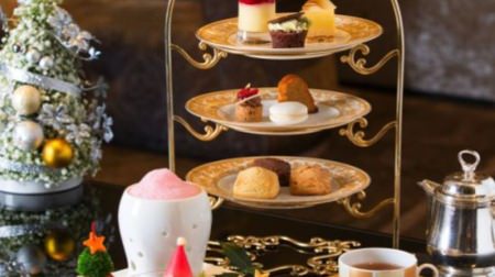 "Christmas afternoon tea" to enjoy the taste of winter--Pinchos like a tree are cute!