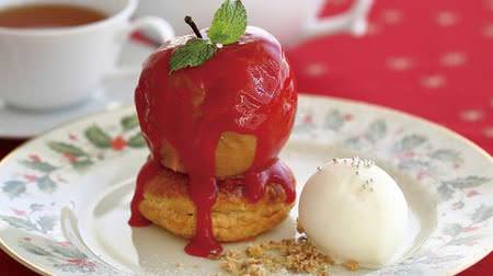 A gorgeous Christmas menu for afternoon tea --Custard melts from the apples