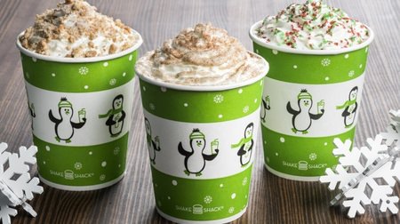 Shake Shack with a rich creamy winter shake! Spice-scented "gingerbread shake" etc.