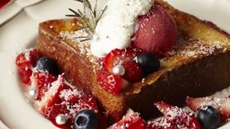 Raspberries! Winter French toast "Raz" for afternoon tea