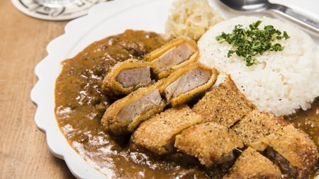 Don't miss the hamukatsu on the curry at the restaurant "Nikuyama" where you can't make a reservation! Collaboration menu limited to 30 meals a day at Glorias Chain Cafe