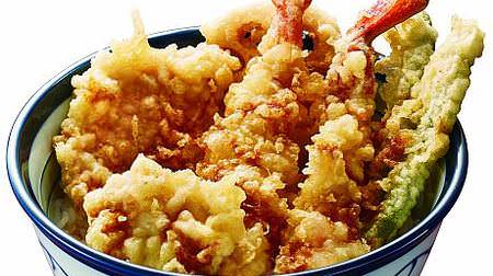 Shrimp, crab and sea bream are luxurious! Tenya "Winter Feast Tendon"-Creamy "Shirako of Pacific Cod"
