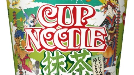 [No way] Matcha-style cup noodle bombing! Match the flavor of matcha and "tea soba" style noodles with seafood soup