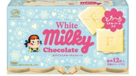 Winter limited chocolates "White Milky" "Country Ma'am Chocolate"-Cute snow design!