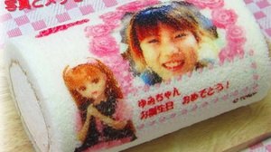 "Licca-chan" print roll cake You can also put photos and messages!