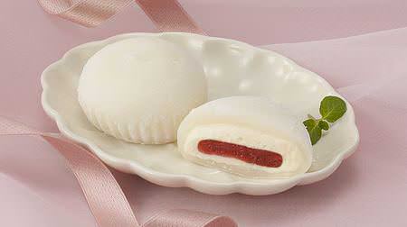 The strawberry sauce is melty! 7-ELEVEN Western-style Daifuku "Mochitoro Strawberry Cheese"