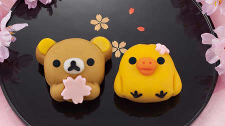 Rilakkuma holding a cherry blossom is super cute! Lawson, a new Japanese confectionery "Eat trout"
