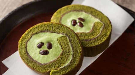 7-ELEVEN Japanese roll cake "Uji Matcha Azuki Roll"-Enjoy the chewy texture of azuki beans