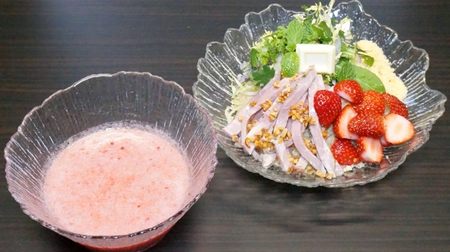 No longer dessert! Tsukemen for White Day at Menya Musashi "Tsukemen Ghana White 2017-Strawberry Fragrance-"