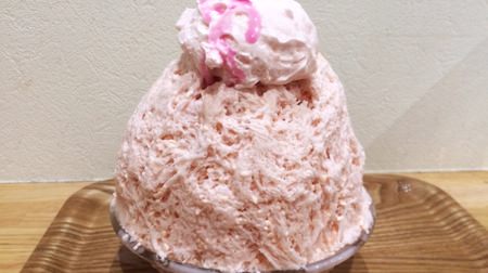Fluffy! Sakura-flavored rare cheese ice at Sugamo "Shaved Ice Studio Yukika"-Spring Limited "SAKURA"