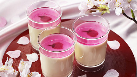 パブロに1ヶ月限定「とろけるチーズプリン‐桜」--甘酸っぱい桜ソースで春を感じて