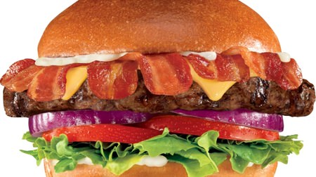 360 degree bacon sticks out !? Carl's Jr. has a special menu "not yet released in Japan" for 3 days only!