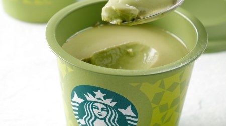 [Absolutely eat] "Matcha" is now available in Starbucks pudding! The rich flavor of cream and eggs, and the firm taste of matcha