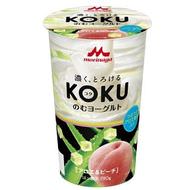 濃厚、とろける乳のコク--「KOKU のむヨーグルト アロエ&ピーチ」発売