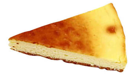 "Three kinds of cheese rich fromage" on 7-ELEVEN-Triangular cake with rich cheese dough and scented cookie dough layered
