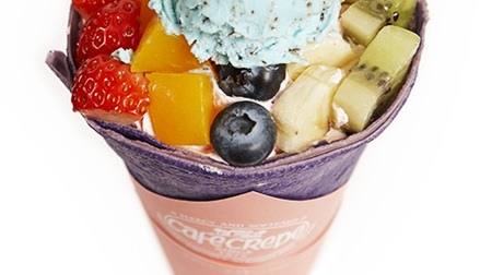"Rainbow-colored sweets" are now available at GW in Laforet Harajuku! 7 colors of crepes, chiffon cakes, French fries !?