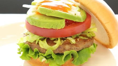 Avocado x lemon sauce is refreshing! The new Moss early summer is "Avocado Salad Burger"-with plenty of vegetables