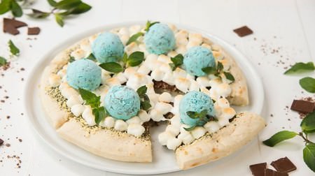A refreshing "chocolate mint ice pizza"! Summer limited chocolate sweets for Max Brenner