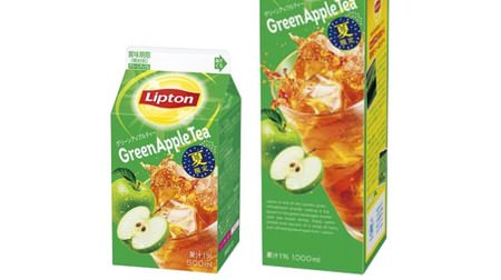 さわやかな夏の紅茶「リプトン グリーンアップルティー」--グラニースミス種の果汁を使用