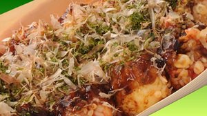 Eat 100 takoyaki fast and challenge the food fighter! How many minutes can you finish your meal?