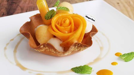 Haagen-Dazs used! Cafe Comsa's "Summer Sweets Collection"-rich in ice and fruit