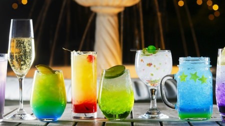 Mars and Jupiter ... I want to drink a romantic "planetary cocktail"! Limited to 21:00 to 23:00 at "Starry Sky Terrace" 2 minutes from Kyoto Station
