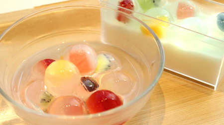 It looks like a marble! Hong Kong sweets "Kowloon" that traps colorful fruits are talked about as beautiful
