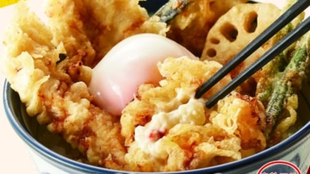 てんや初！“チーズフォンデュの天ぷら”をのせた「播州赤どり天丼」--外サクッ、中とろ～り