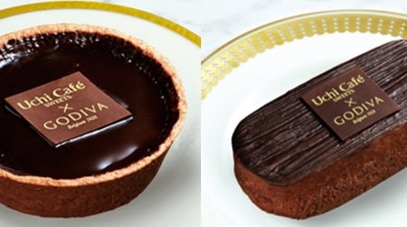 Lawson x Godiva 3rd is "Chocolate Tart" and "Gateau Chocolat"-Ganache and mousse are layered