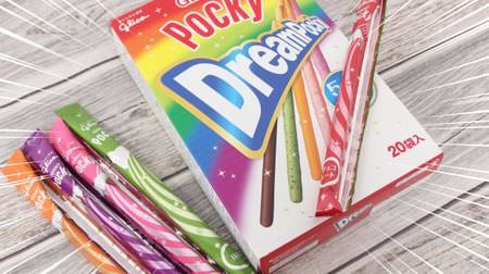 [Tasting] "Giant Dream Pocky" Length about 18 cm! Sweets that make your childhood dreams come true! 5 kinds of chocolate, matcha, mashed strawberries, grapes and melons as souvenirs
