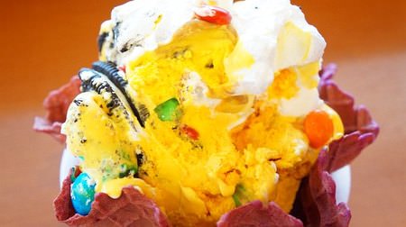 Cold Stone's Halloween limited ice cream is delicious! "Pumpkin x Oreo" and "Purple potato x Matcha"