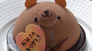 Cute bear "Father's Day cake" sold at Hotel Nikko Osaka