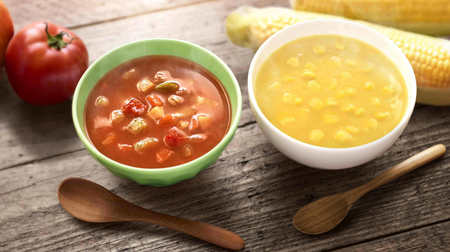 Warm soup in winter at McDonald's! Two popular types such as "corn cream" every year