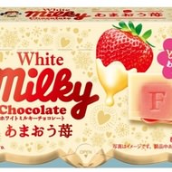 あまおう苺ソース入り「ホワイトミルキーチョコレート」がおいしそう！苺味の焼きチョコレートも
