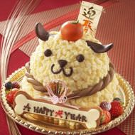 もふもふ！戌年にちなんだ「A HAPPY 犬 YEAR」がリーガロイヤルホテル（大阪）に---スポンジ生地で犬のモフモフを表現