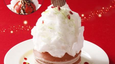 Shuwatto. Ginza Cozy Corner "Christmas Pancake-Melty Magic-" is a new movie-genic dessert ♪