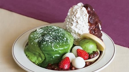 In response to requests, "fragrant Uji matcha pancakes" are back! Limited menu of Eggs'n Things Kyoto Shijo store