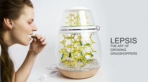 Fashionable edible grasshopper farming in the kitchen-KitchenAid announces grasshopper farming kit "Lepsis"