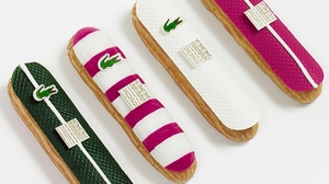 "Lacoste Eclair" is a chocolate eclair made in collaboration with Lacoste and Fauchon.