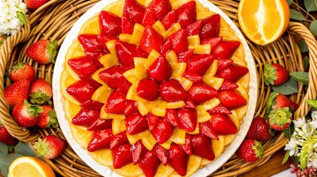 The long-awaited "2018 Strawberry Week!" At Kirfebon--This year's new work is "Strawberry and Orange Tart"