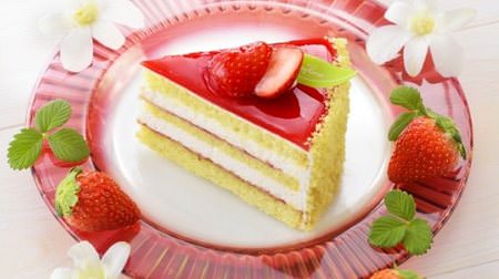 The theme is "strawberry and cheese"! Spring cakes such as "Strawberry and pistachio cheese shorts" at the Ginza Cozy Corner