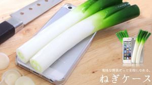 IPhone 5 case with "leeks" is now available with practicality!